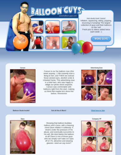 balloon guys gay sex fetish